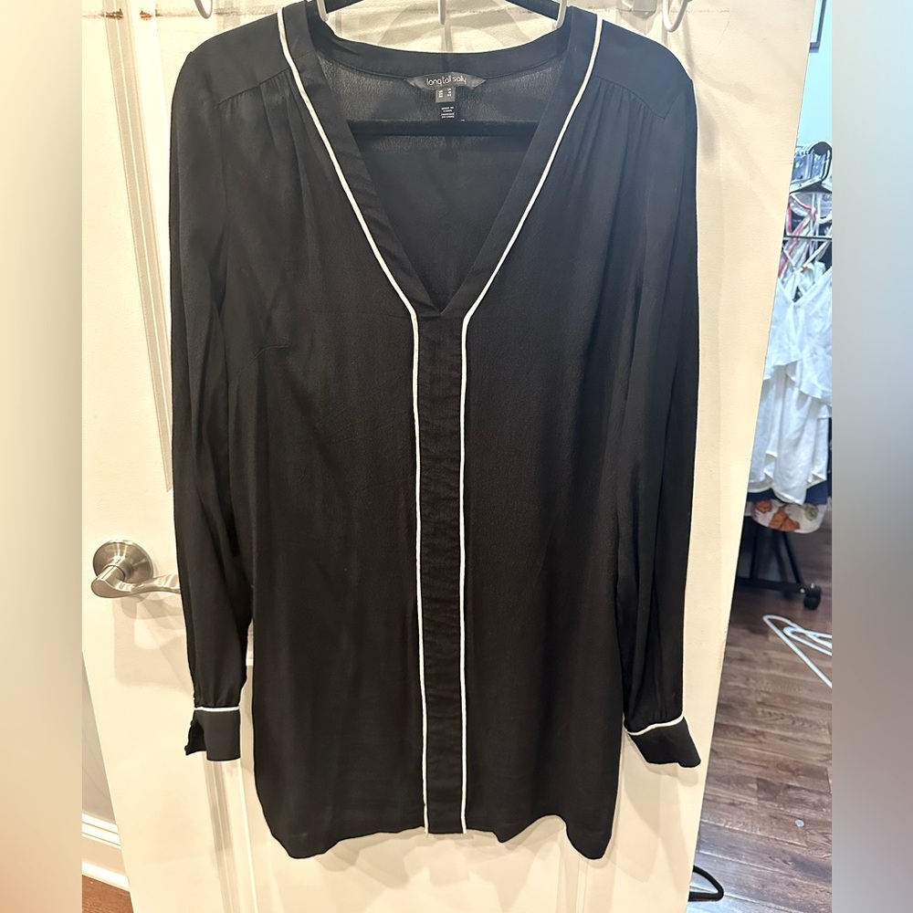 *EUC*Sz 10* V-neck Tunic* Long tall Sally